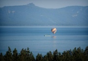 balloon on water